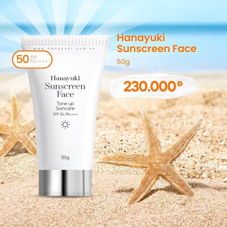 Hanayuki Sunscreen Face